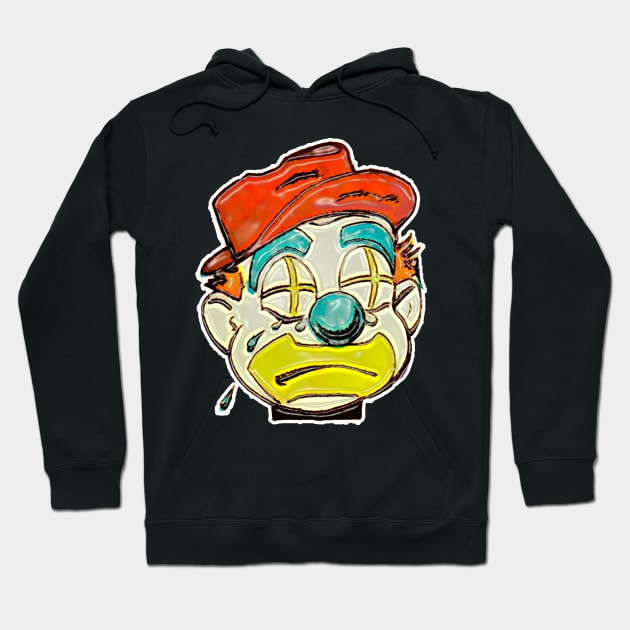 clown crying Hoodie by Marccelus